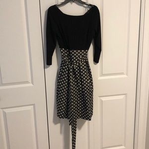 Eliza J polka dot dress
